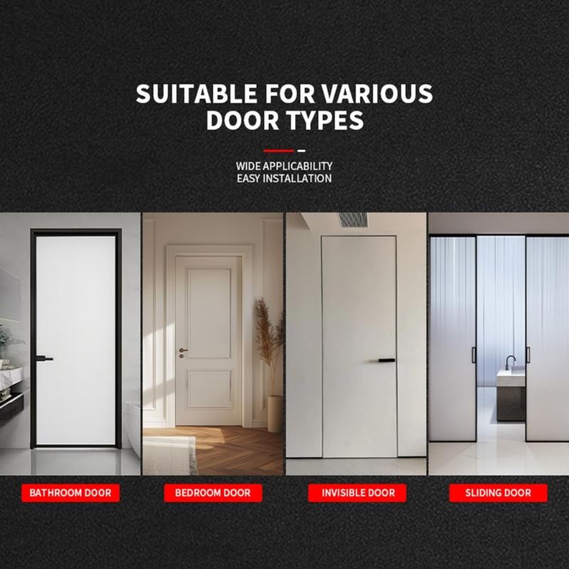 Cabinets Door Pulls Zincs Alloys Casting Auto Stick Handles Hide Required Contemporary for Closet Organizers