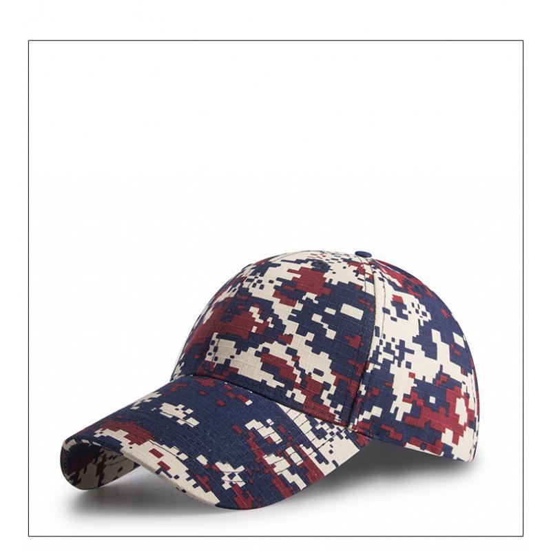Neue europäische und amerikanische Camouflage-Baseballkappe für Herren und Damen, Outdoor-Sportkappe, Hip-Hop-Hut, Frühjahrs- und Sommerhut für Herren