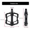 Aluminum Alloy Mountain Bicycles Pedals 4 Seal Bearings Nonslip Bicycles Pedals Wide Flat Cycling Pedals Enduring
