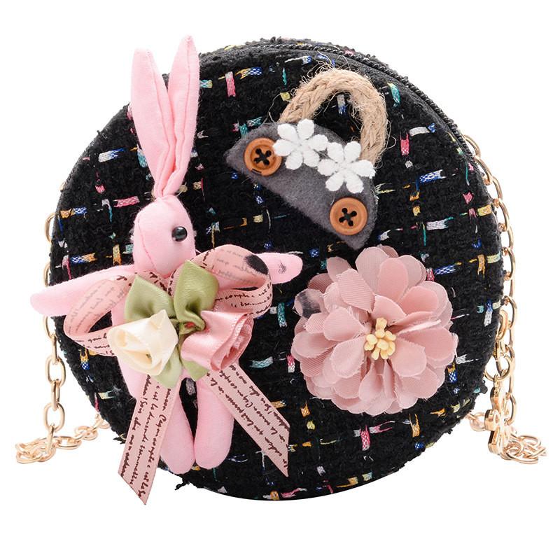 Charming Childrens Mini Shoulder Bag Soft Leather Cute Princess Design For Girls