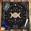 50x50/60x60/75x75cm Tarot Tablecloth Mat Geometric Divinations Table Cloth Board Game Oracles Card Pad Rune Support Mat