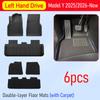 For 2025 2026 Tesla Model Y Juniper Premium Performance Floor Mats Trunk Mats Cargo Liners Seat Back Cover Protector Accessories