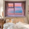 Tapestry Wall Hanging Background Cloth Window Exterior Color Cure Fresh Net Red Photo Room Decoration Dormitory
