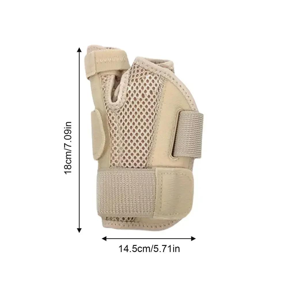 Flexible Splint Wrist Thumb Support Brace for Tendonitis Arthritis Breathable Thumb Protector Guard Fits Right and Left Hand