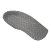 PU Feet Insoles Comfortable Shock Absorbing Arch Supports Inserts for Running Sports Gray
