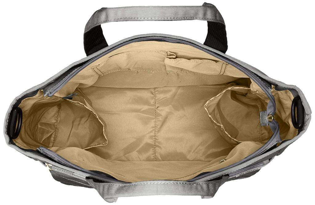 Shoulder bag SPS Lightweight heathered poly 2WAY tote light gray [Anello Grande] GU-H2316 water-repellent