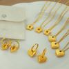 Korean simple lucky little star love necklace sweet versatile small fresh earrings age-reducing women's jewelry set