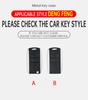 Car Remote Key Cover Case Shell For Dongfeng Dfm Dfsk Glory 580 F507 S30 H30 Ax7 Alloy Leather Protector Keychain Accessories