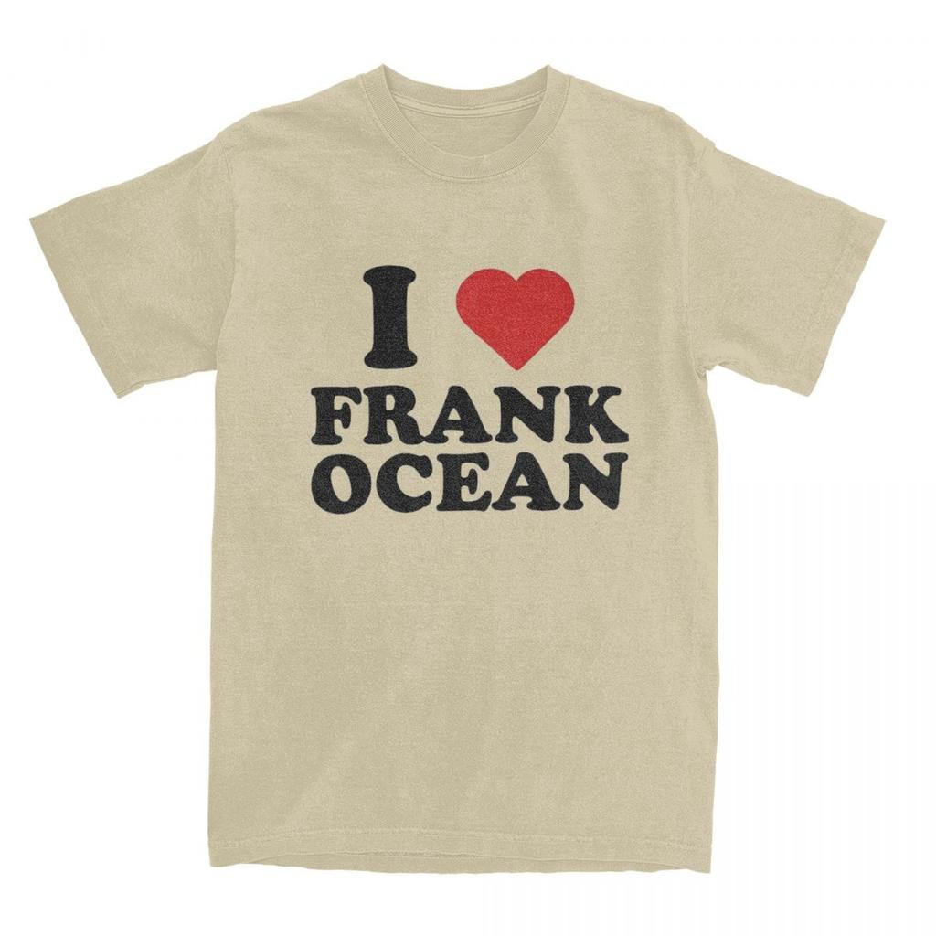 2026 New Fashion I Frank Heart T Shirt Ocean Hip Hop T Shirts ShortSleeve Vintage Tshirt Beach 100 Cotton ONeck Oversized Tee