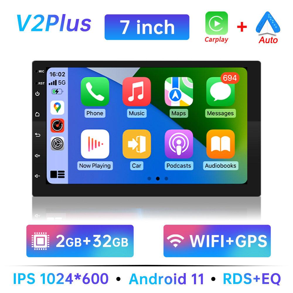 2 Din Car Android 7 9 10 Inch Car Radio Multimedia Video Player 2Din Navigation GPS FM for Nissan Kia Honda VW Hyundai  Toyota