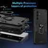 Rugged Armor Phone Cases Funda For Samsung Galaxy A27 A37 A57 A17 5G A07 4G Case Car Magnetic Ring Stand Holder Back Cover Coque