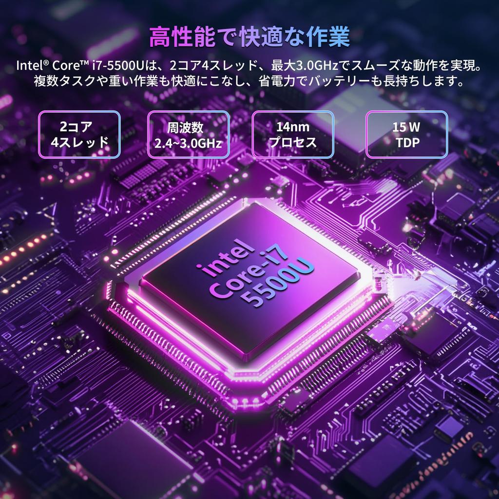 Thin and Lightweight Laptop with Windows Core 16GB 5000mAh 1MP Bluetooth and Rotation 14-inch Office, 11, i7-5500U, RAM, 19201080 Resolution,