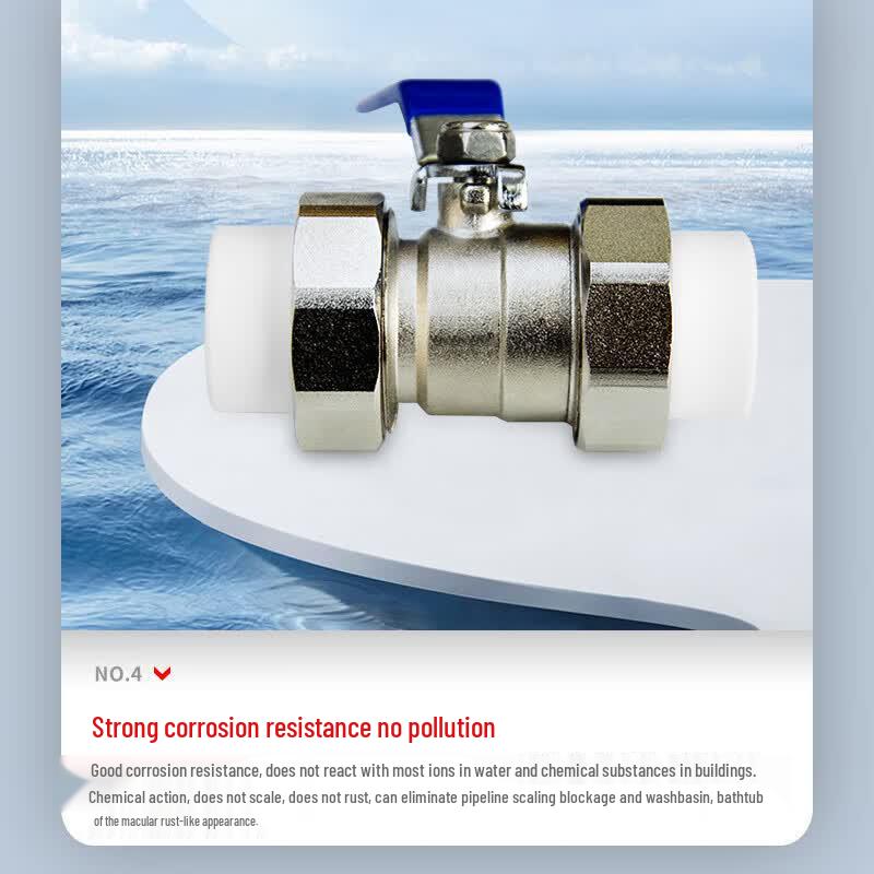 Saizesi Double Union PPR Ball Valve