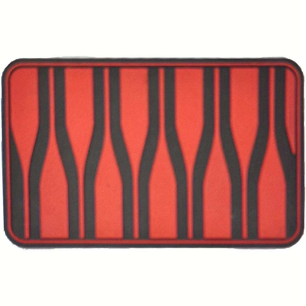 1 PC Universal Car Floor Pads Anti-skid Pedal Mat Interior Accessories Heel Foot Mat Pedal Cover Black PVC Universal Car Mat