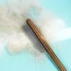 Pet Detangling Comb Rounded Metal Teeth Cat Shedding Comb with Wooden Handle Grooming Brush Removes Matted Fur Tangles for Long Short Hair Cats Dogs
