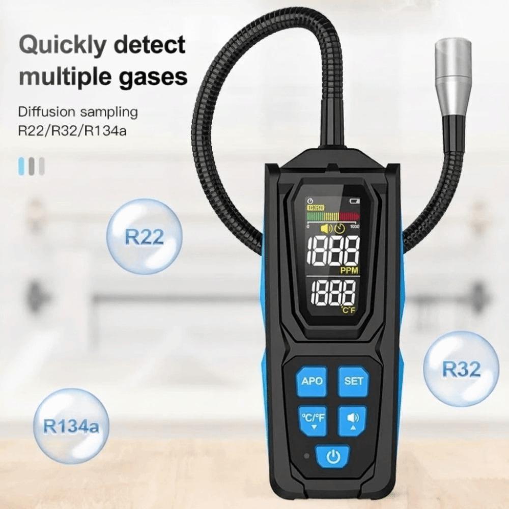 High Sensitivity Refrigerant Leak Detector Digital Display Gas Leak Detector Air Conditioning
