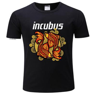 Men Summer T-shirt Funny Print Short Sleeve INCUBUS Shirt TOUR Inspired Design Street Wear Unisex Fashion T-Shirt Male Top Tees