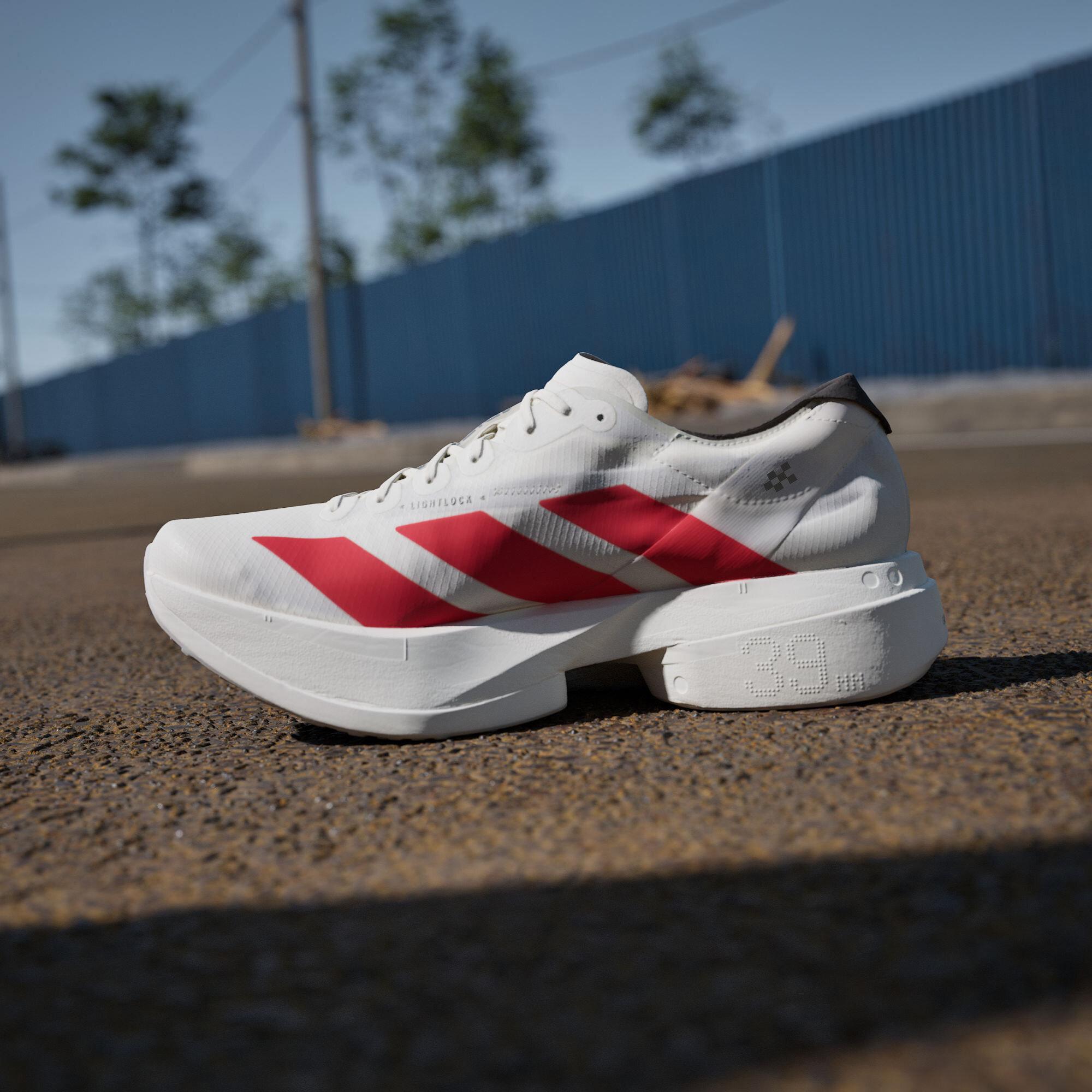 adidas Adizero Adios Pro 4 Молочно-белый Лучший алый 40.5