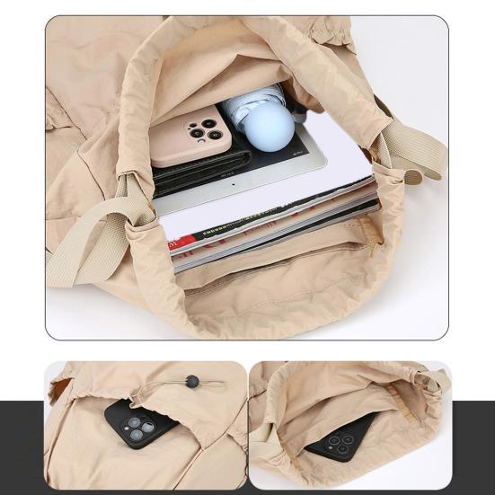 Kordelzug Turnbeutel Faltbare Sporttasche mit Verstellbaren Schultergurten Wasserdicht Schwimmen