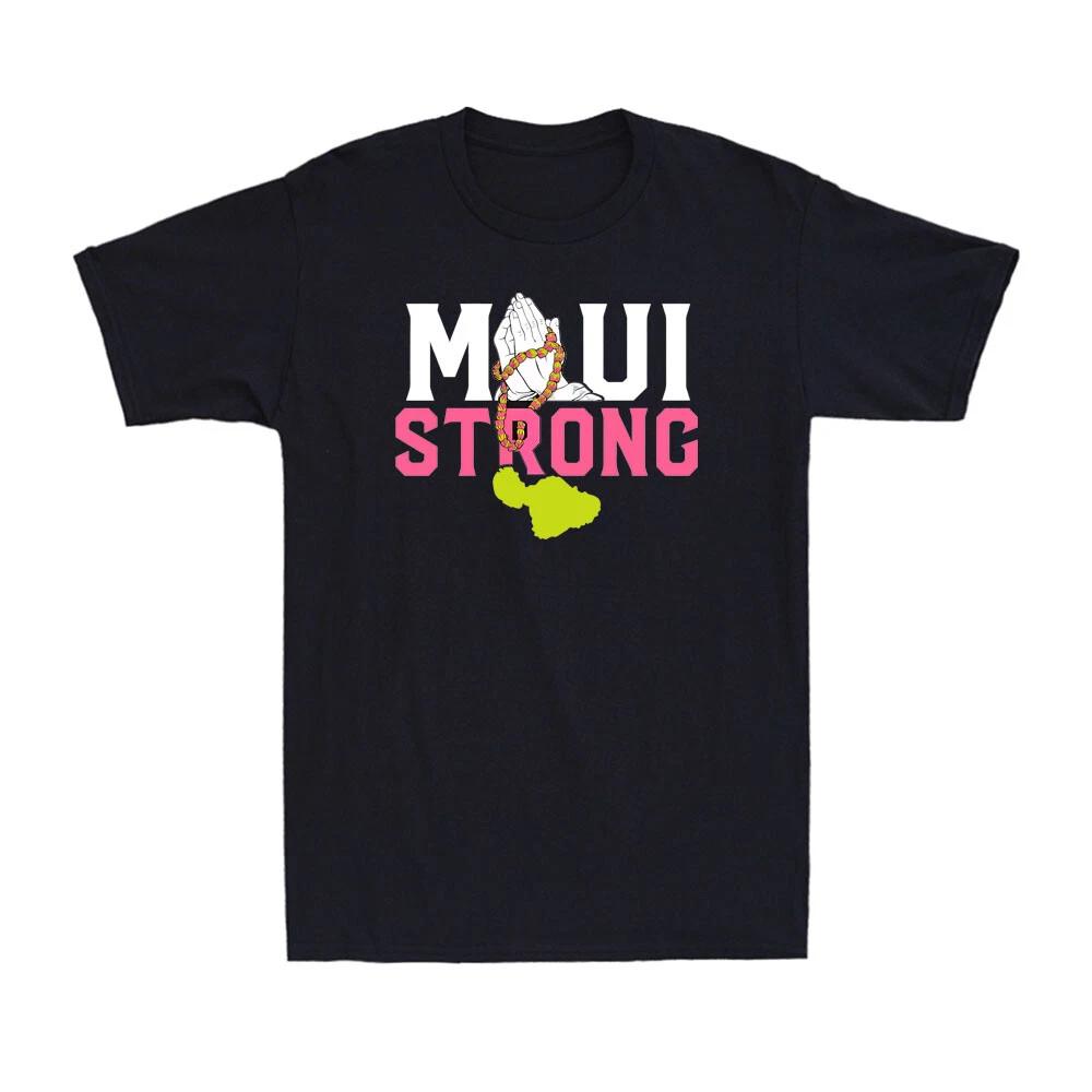 Pray for Maui Hawaii Strong Shirt Vintage Men s Short Sleeve T-Shirt T-shirt M