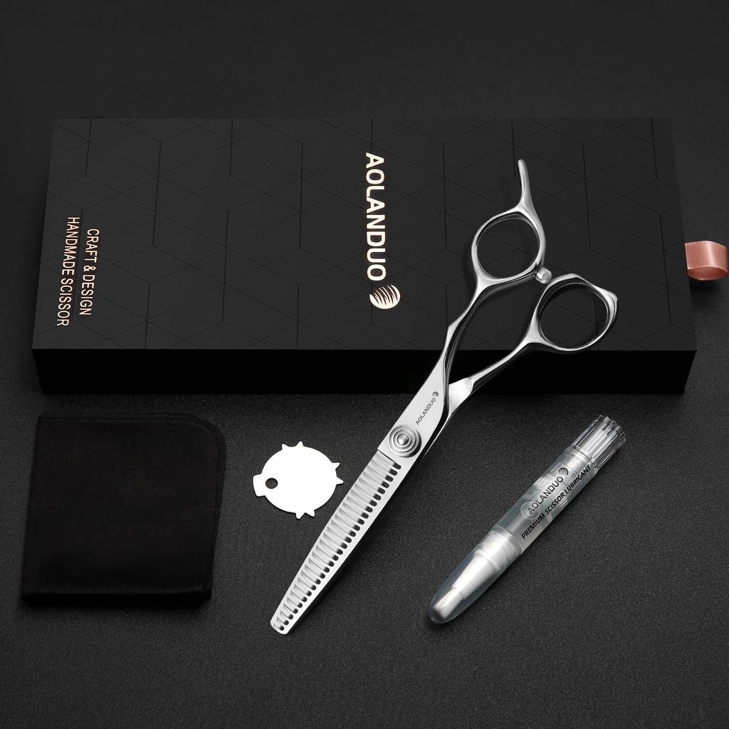 Scissors Recommended by Active Moderate Combing Rate for Beauty 440C High Quality Professional Scissors Made In Scissors for Brand Aolanduo,