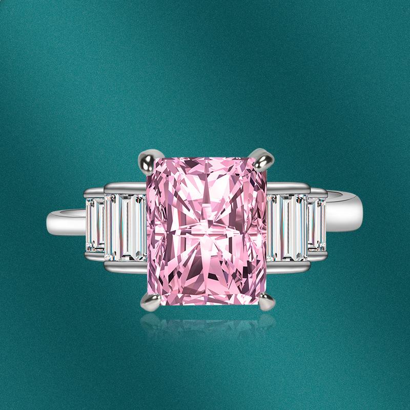 BELLA BOX Geometria Otwieranie Zmieniające Rozmiar Pierścienie Dla Kobiet Cyrkon Zaręczyny Impreza Fine Jewelry Prezent