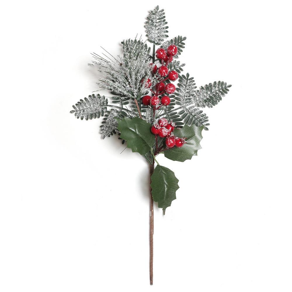 Home Decoration Simulation Red Berries DIY Accessories Christmas Cuttings  New Year