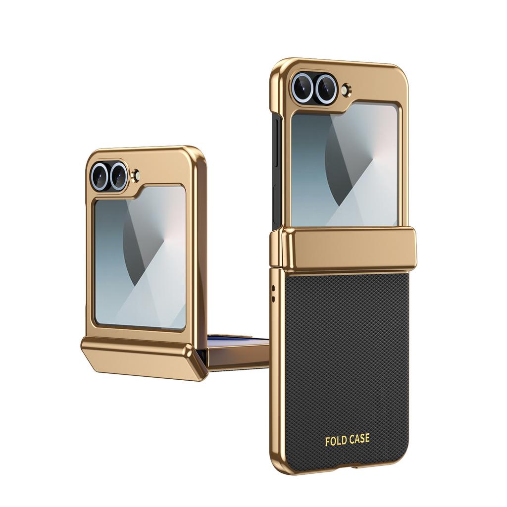Case for Samsung Z Flip 7 6 5 4 3 Diamond Pattern Hinge Protection Full Coverage Tough Case Shock Proof Anti-Fingerprint Plain