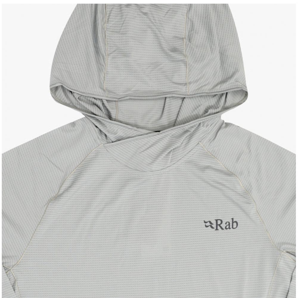 Rab Qbl 70 Light Zinc Herren S Hoodie