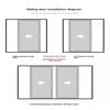 Latch Deadbolt Indoor Non-Punch Door Lock Bathroom Sliding Door Buckle Sliding Door Snap Old-Fashioned Surface-Mounted Room Door