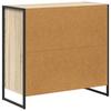 Sideboard with Drawers Sonoma 79 X 36 X 75.5 Cm Particleboard