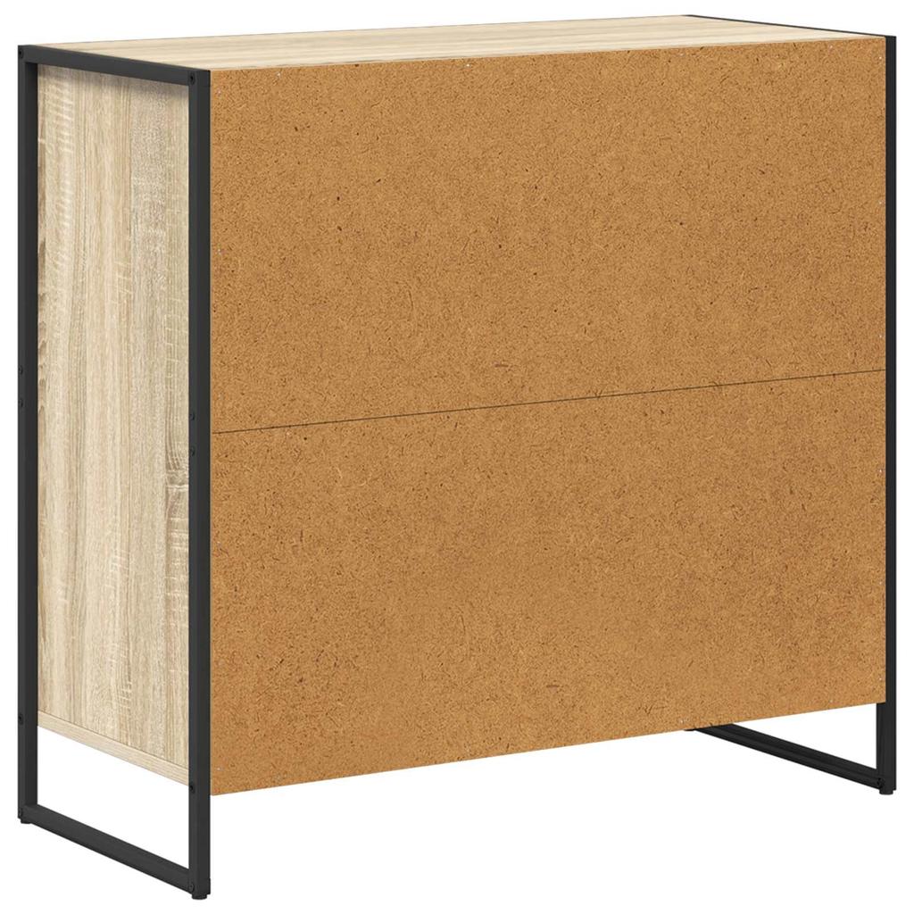 Sideboard with Drawers Sonoma 79 X 36 X 75.5 Cm Particleboard