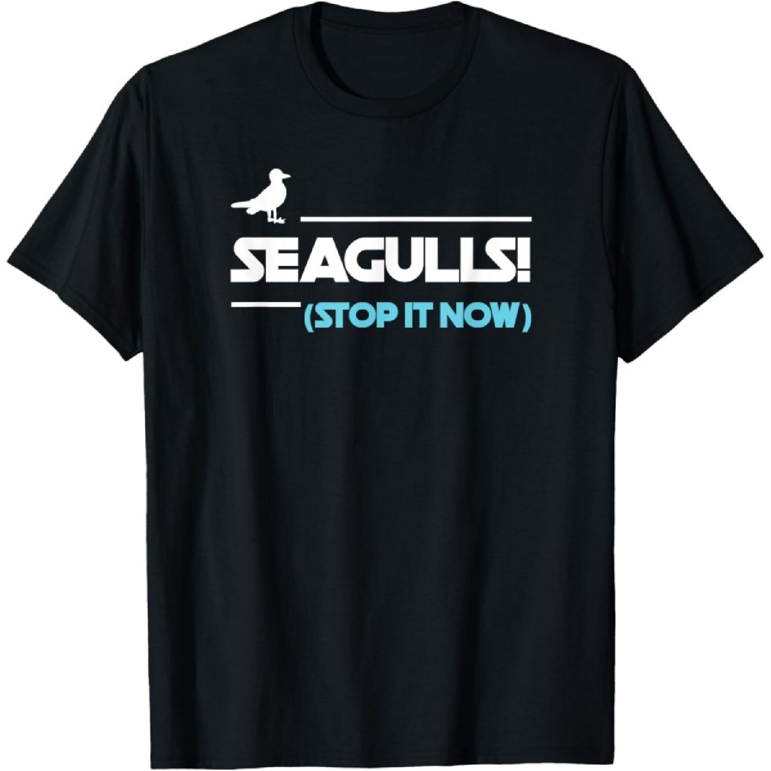 Seagulls Stop it now Tshirt Women Men T-Shirt S