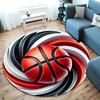 "Vibrant Basketball-Themed Rug for Sports Enthusiasts" Round Carpet for Home Sofa Bedroom, Gift
