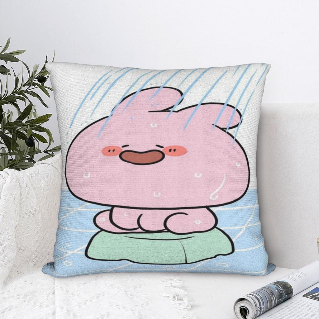 Asamimichan and Anemimi Pillowcase Product Soft Cushion Cover Throw Pillow Cover Car Decoration Square Multi Size