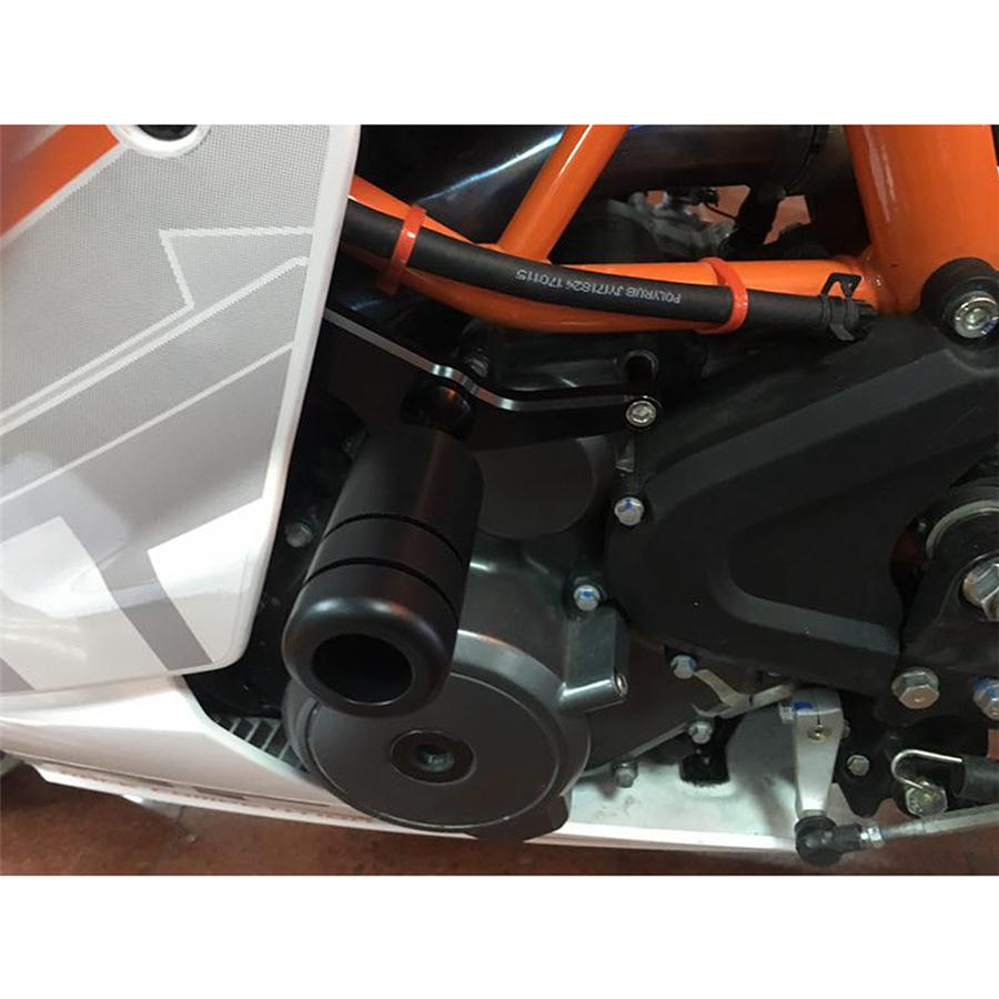 CNC Crash Protectors Frame Slider Kit For KTM RC390 RC200 RC125 2014-2018
