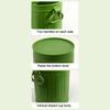 Cartoon Pen Holder Retro Sausage Mouth Bucket Plastic Pen Holder Large Capacity Desk Organizer for Stationery Makeup Brushes