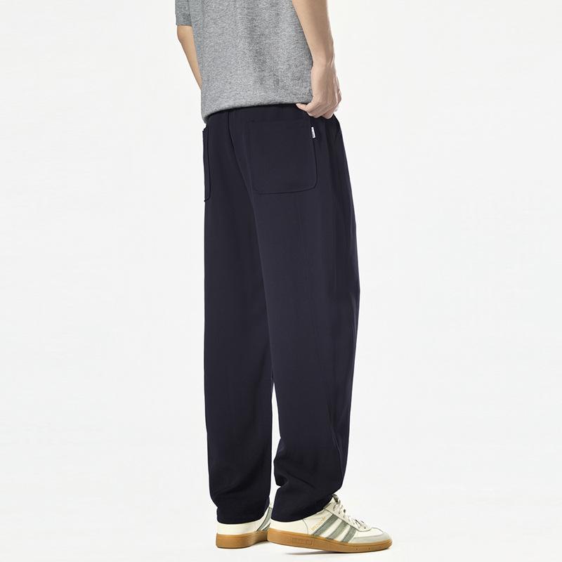 Cool Light Ice Silk Casual Pants Men's Summer Loose Versatile Drape Sweatpants Straight Sports Trousers