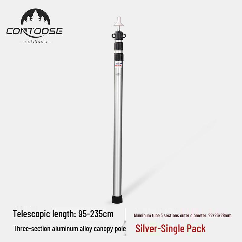 Teleskopická hliníková tyč pro markýzu/stan 2,4M – Lehká, odolná a rozšiřitelná