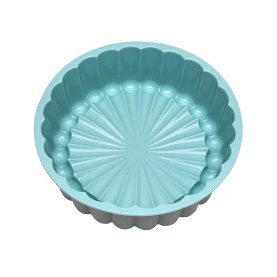 Charlotte Kakform Non-stick Silikon Rund Kakform för Ostkaka Chokladkaka Regnbågskakor Tarteletter Pajer Bröd Mousse Lätt att Rengöra Hållbar Bakeware