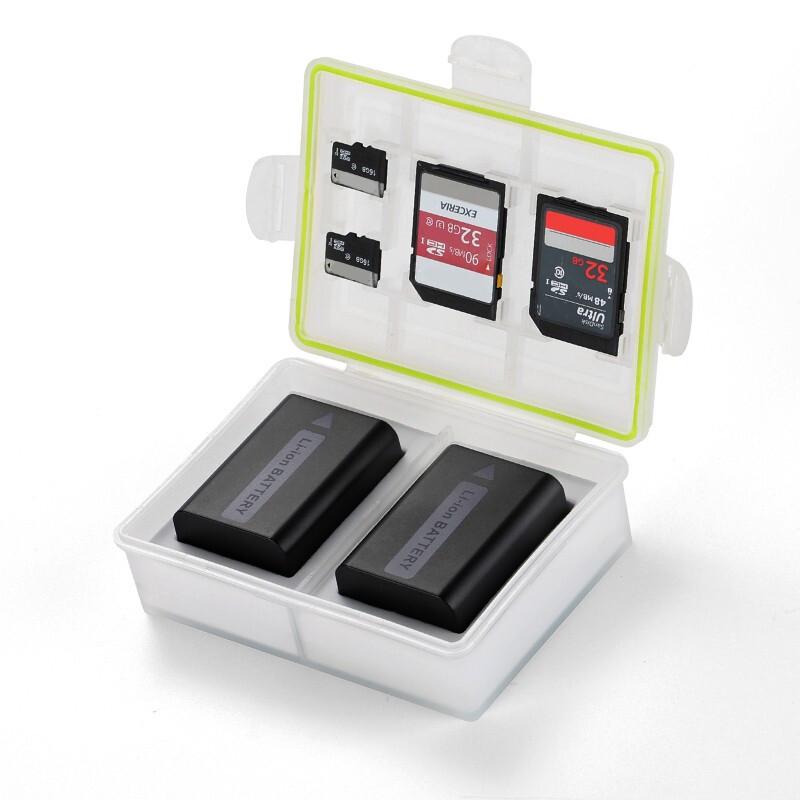 Llano Camera Battery and Memory Card Storage Case CN plug (adapter included)