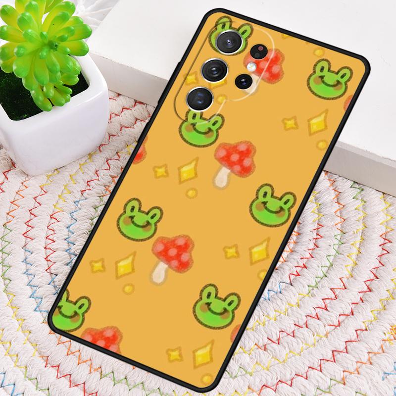 Minzgrün Der Frosch Pilz Silikon Handyhülle Für Samsung Galaxy note 10 pro S26 S25 S24 S23 S22 S21 Plus S25Ultra Capa Cover
