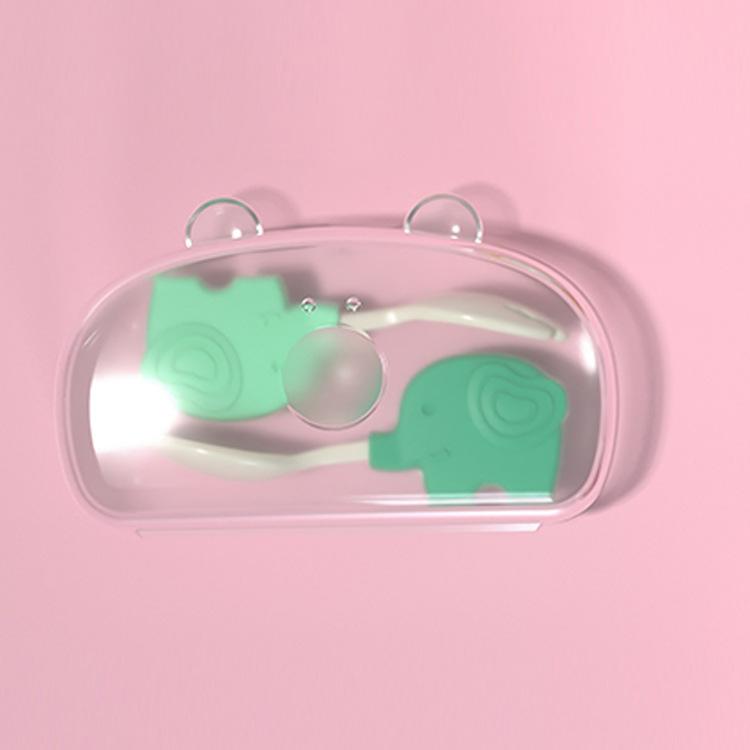 Baby Tableware Licking Spoon Baby Training Fork Spoon Children Short Handle Spoon Baby Food Supplement Infant Tableware