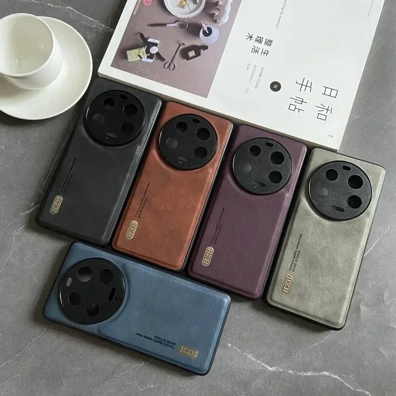 Magnetic for Xiaomi Mi 14T 14 13T 13 12T Pro Ultra Redmi Turbo 3 K70 Note 12S 12 POCO F5 Case Leather Matte Camera Protect Cover
