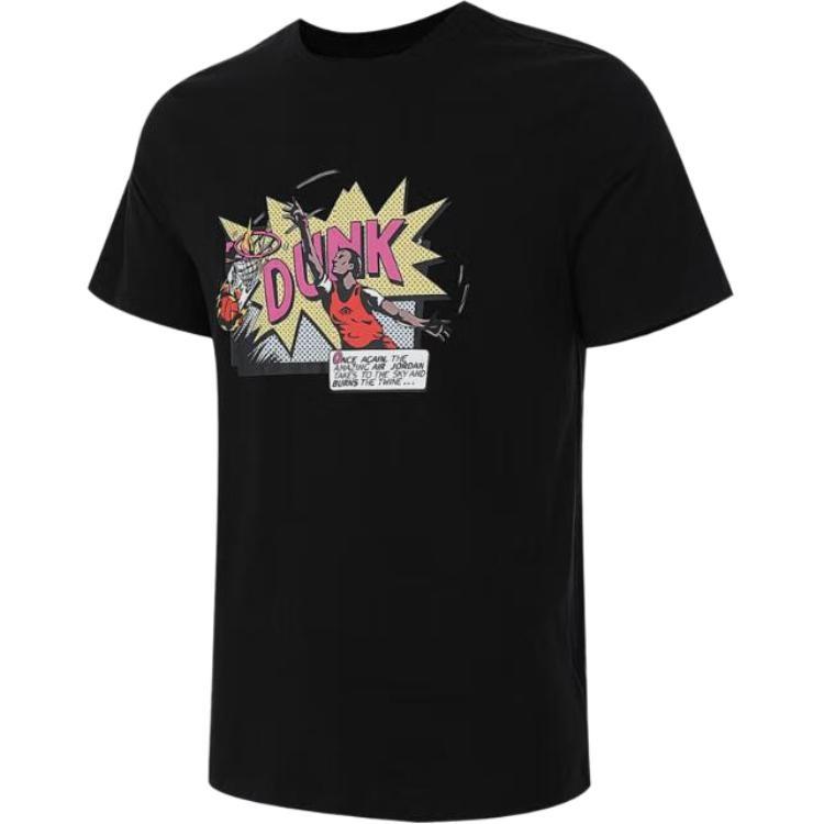 Air Jordan Graphic T-Shirt Asia Sizing Black Men s FZ1940-010 L