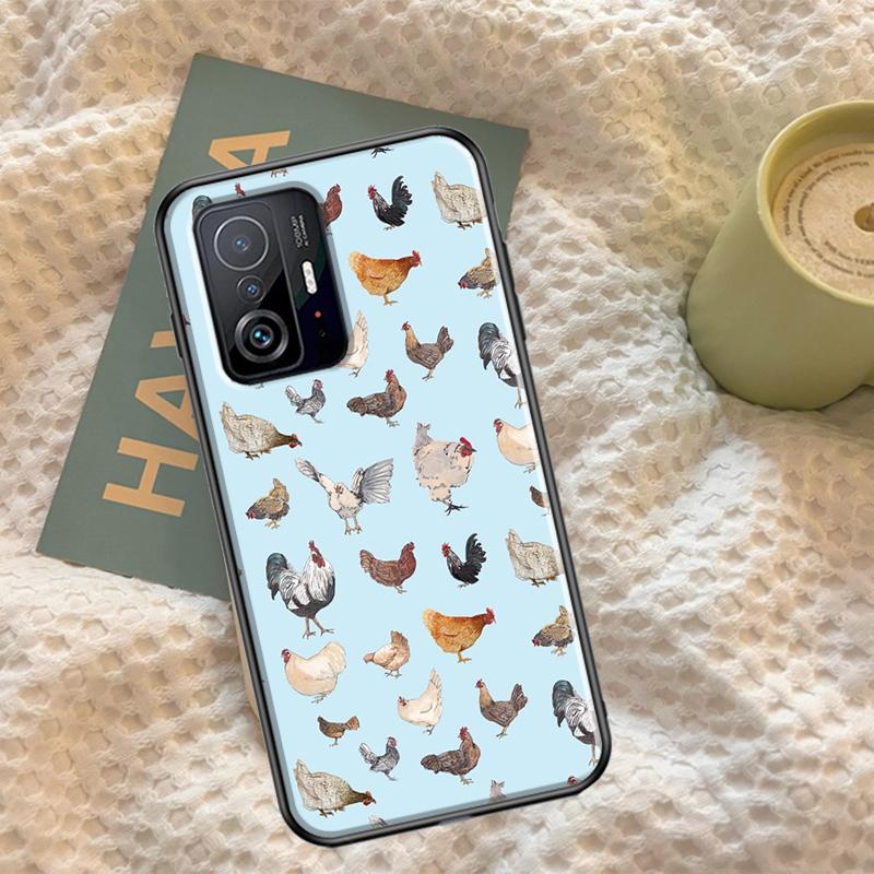 Chicken Hen Rooster Case For POCO F5 Pro F3 F4 X4 GT M5 X3 X5 Pro Back Cover For Xiaomi 13 Lite 12 X 11T 12T Pro