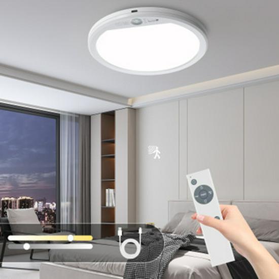 5000mAh Large Capacity Induction Ceiling Light for Children's Room and Warehouse