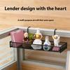 Space Saving Iron Plant Holder for Miniature Pots Desktop Wall Hanging Shelf for Succulents Flowerpot Organizer