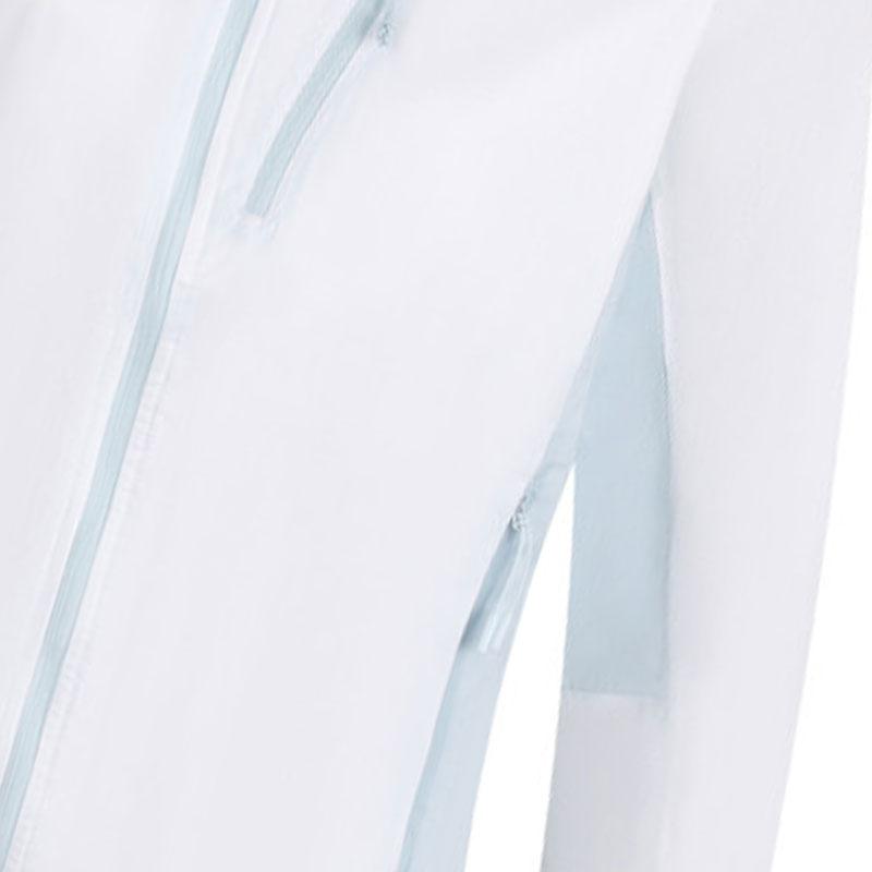 Li-Ning Comfortable Solid Color Casual Long Sleeve Windbreaker Women outerwear White AFDWF96-4
