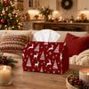 1pc Party Tissue Box, Christmas Minimalist Winter Nature, Multifunctional Tissue Holder, Reindeer Fir Tree Snowflake, Outdoor Party Supplies, Everyday